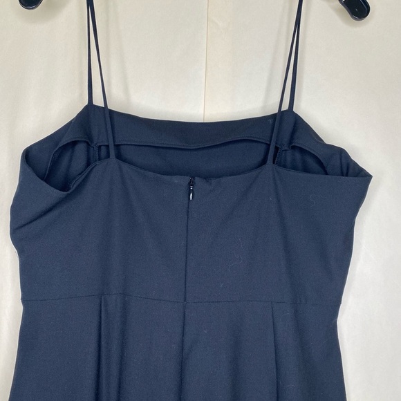 Zara Black Midi Dress Sz Large EUC - Picture 8 of 10